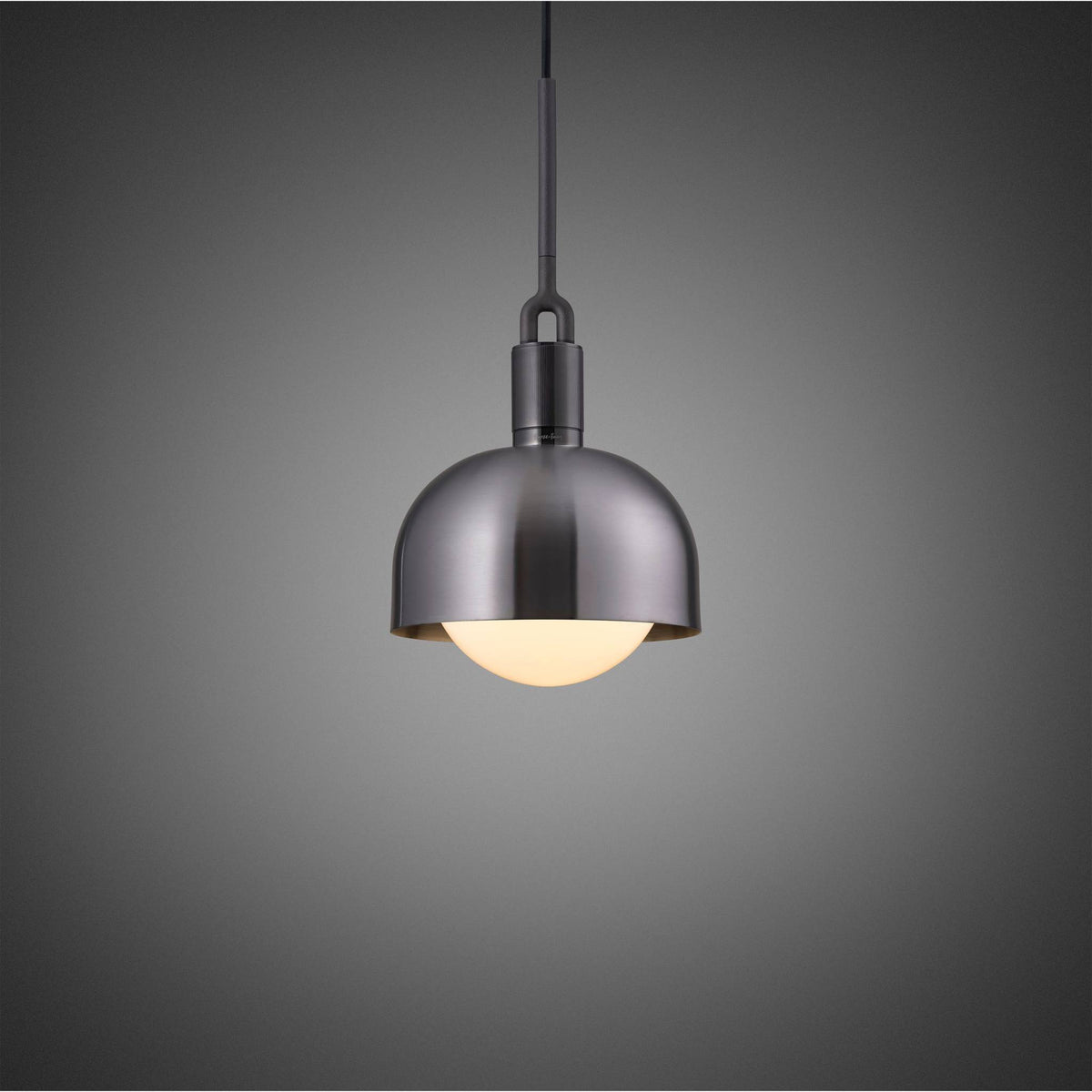 FORKED PENDANT LINEAR SHADE GLOBE OPAL MEDIUM