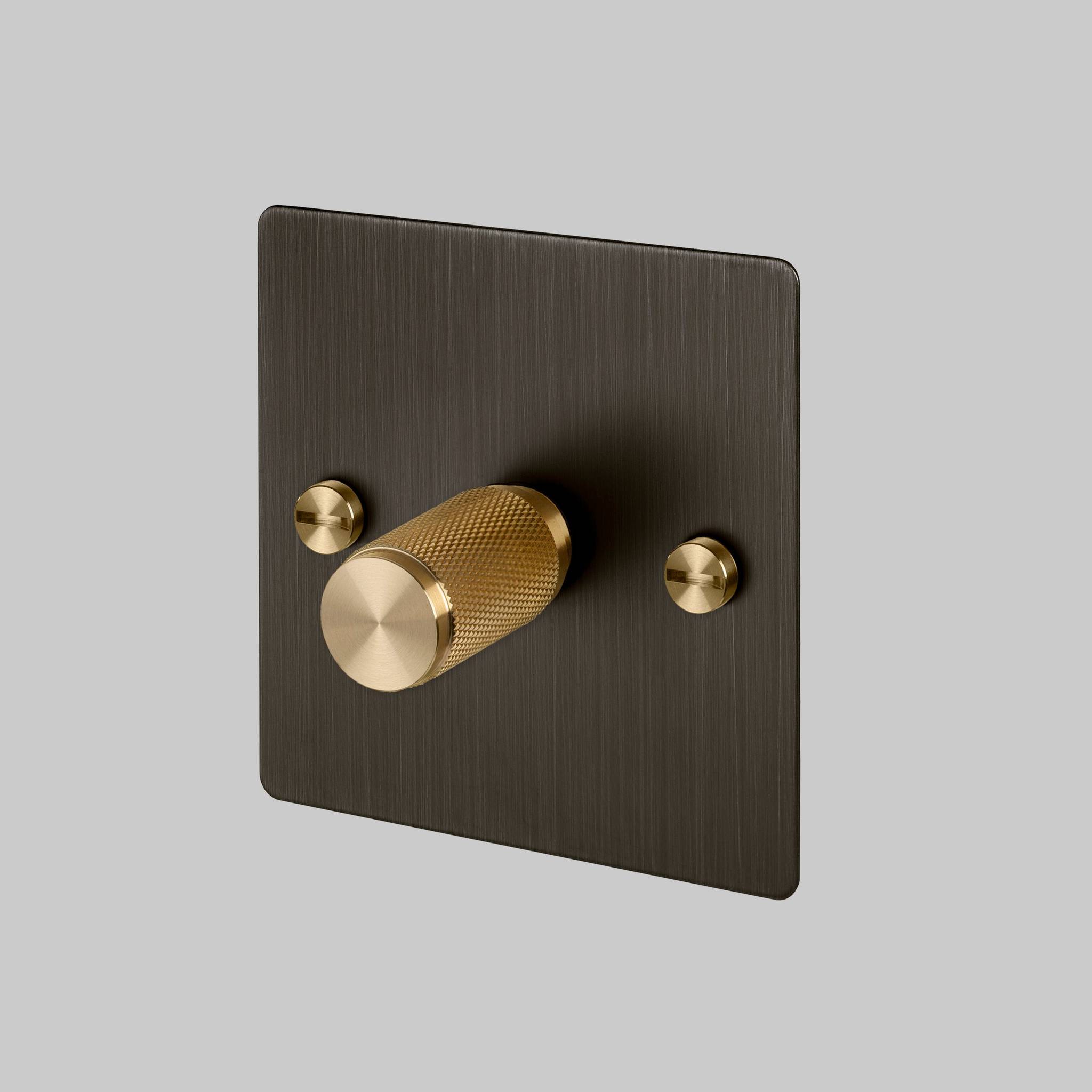 1G DIMMER / 120W / CROSS / SMOKED BRONZE