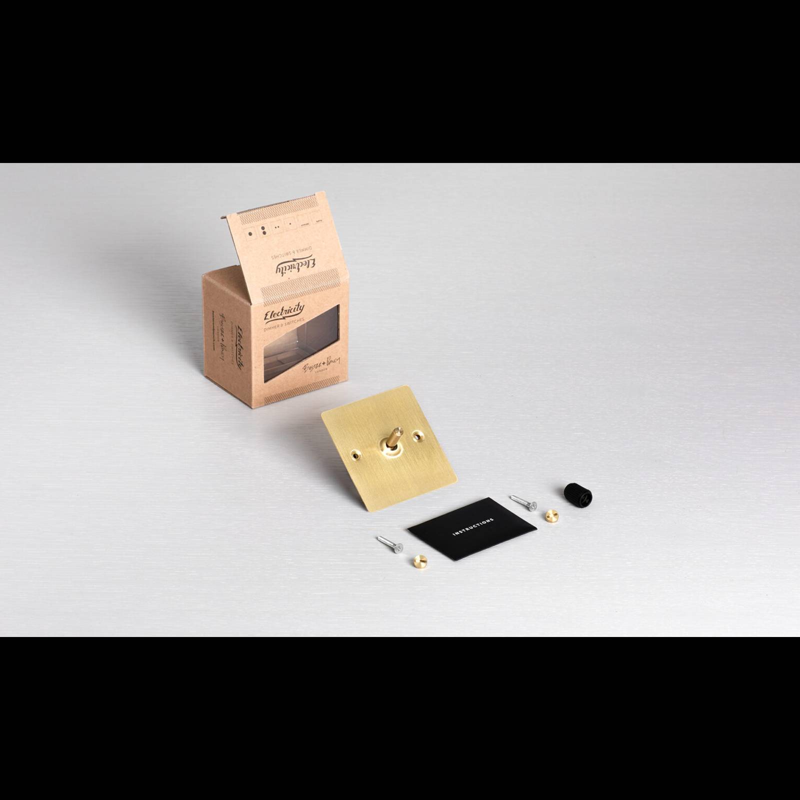 1G TOGGLE / INTERMEDIATE 3-WAY / BRASS